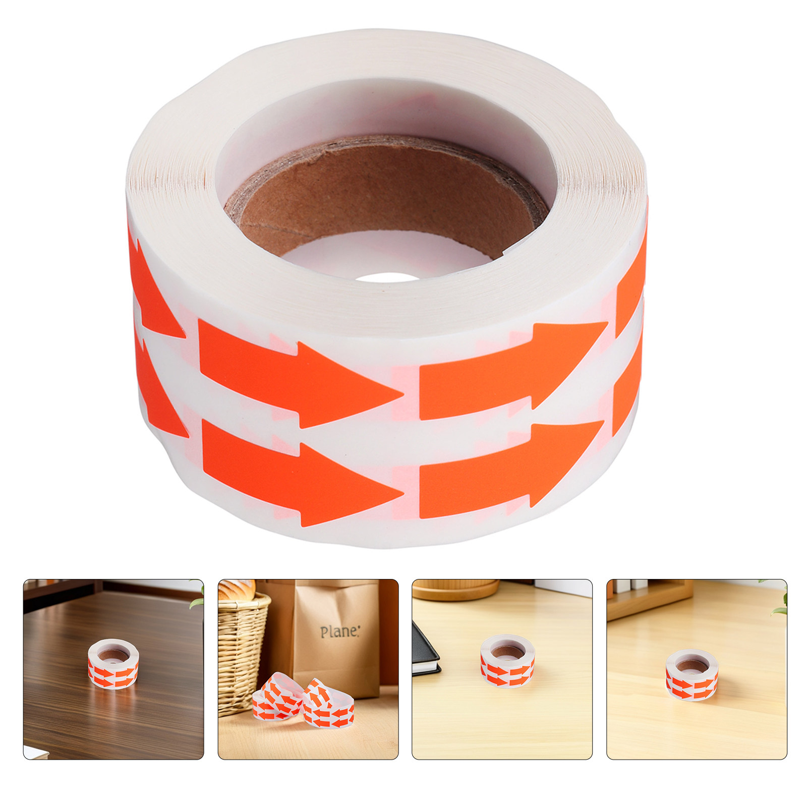 Sticker Label Roll - 2 Rollen Fluorescerende Pijlstickers Zelfklevende Glow