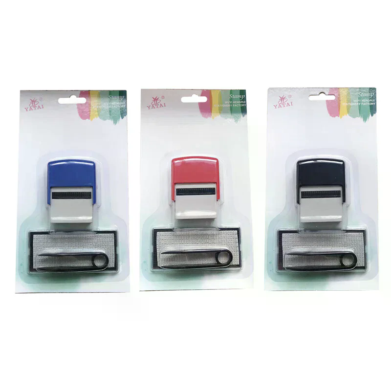 Self Inking Stamp - Rubberstempelset DIY Aangepaste Gepersonaliseerde Zelfinktende Bedrijfsadres