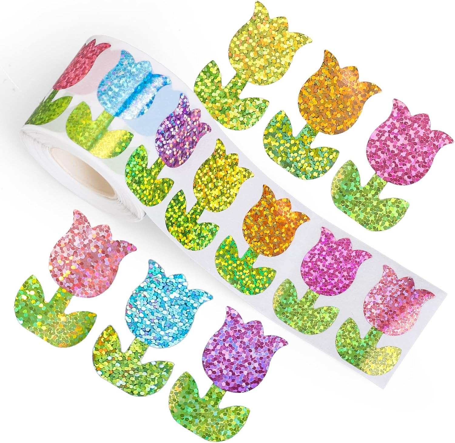 Memo Pad Sticky - Cartoon kleurrijke bloem decor beloning label
