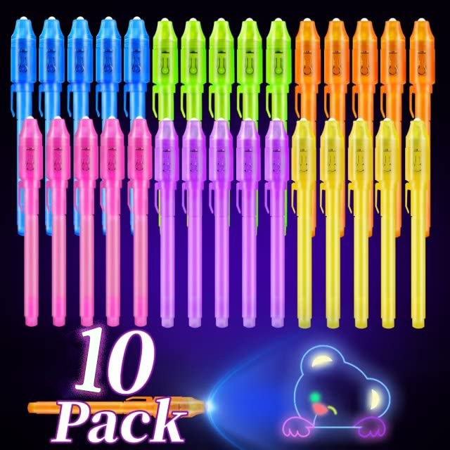 Highlighter Set Pastel - 10 stks Onzichtbare Inkt Pen Magische