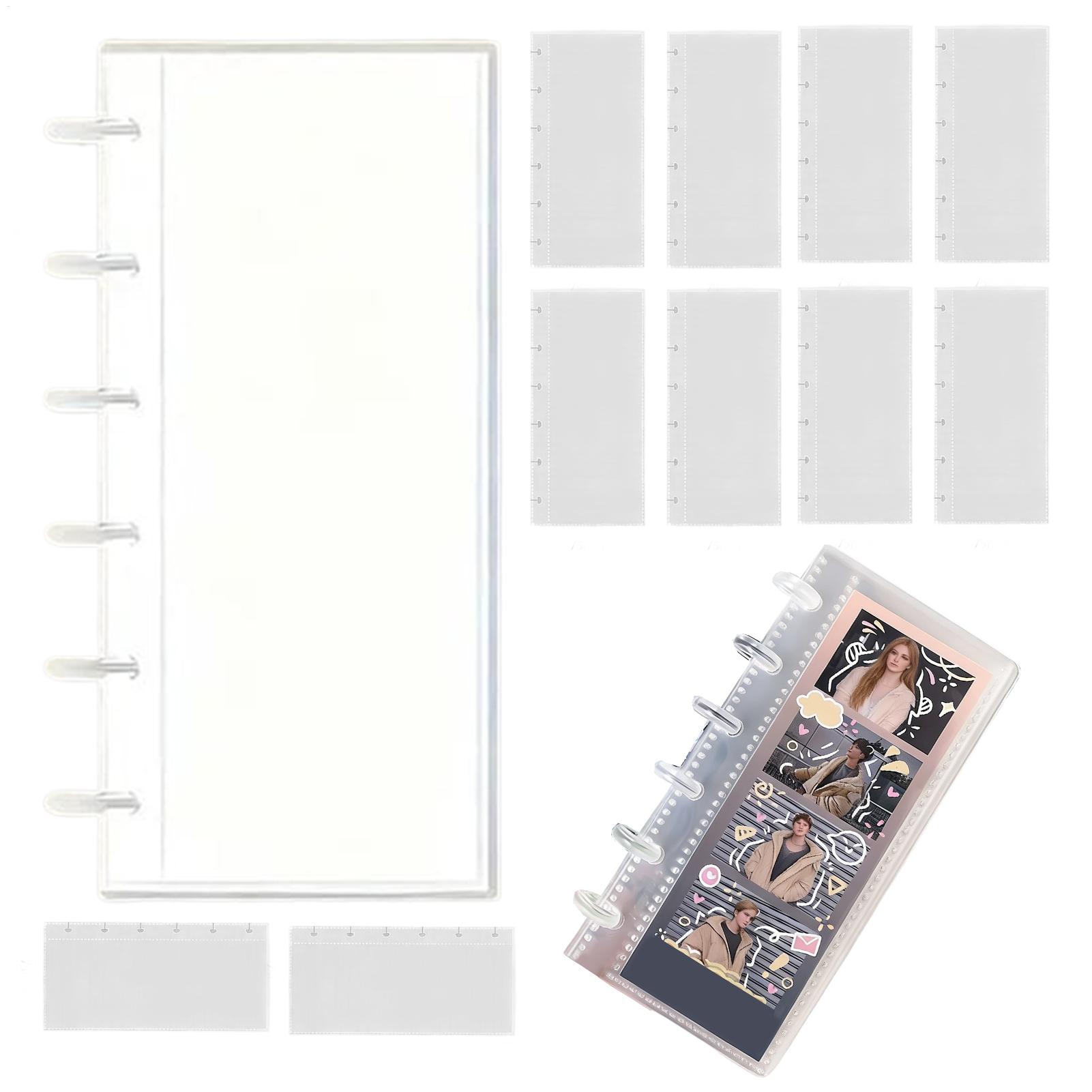 Binding Comb Plastic - Transparant fotoalbum voor idol-kaarten, verzamelmap voor