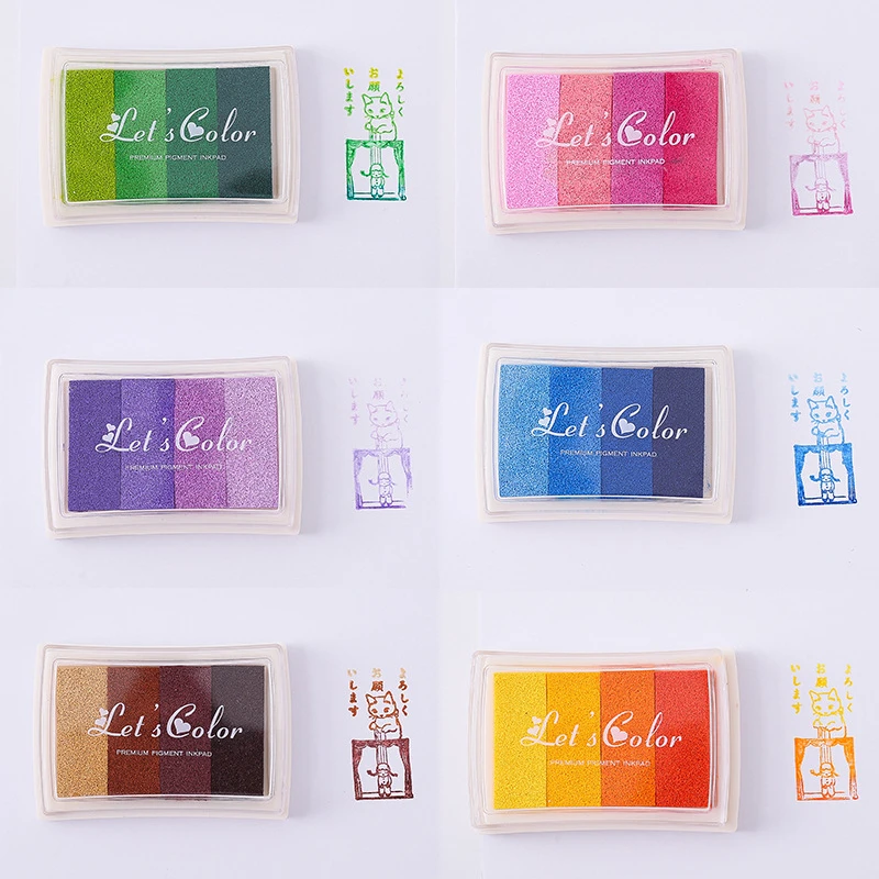 1Pcs 4 Kleuren Stempelkussen I - Self Inking Stamp recensie en prijs