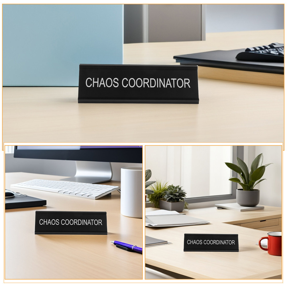 L-vormig Chaos Coördinator Bur - Desk Name Plate recensie en prijs