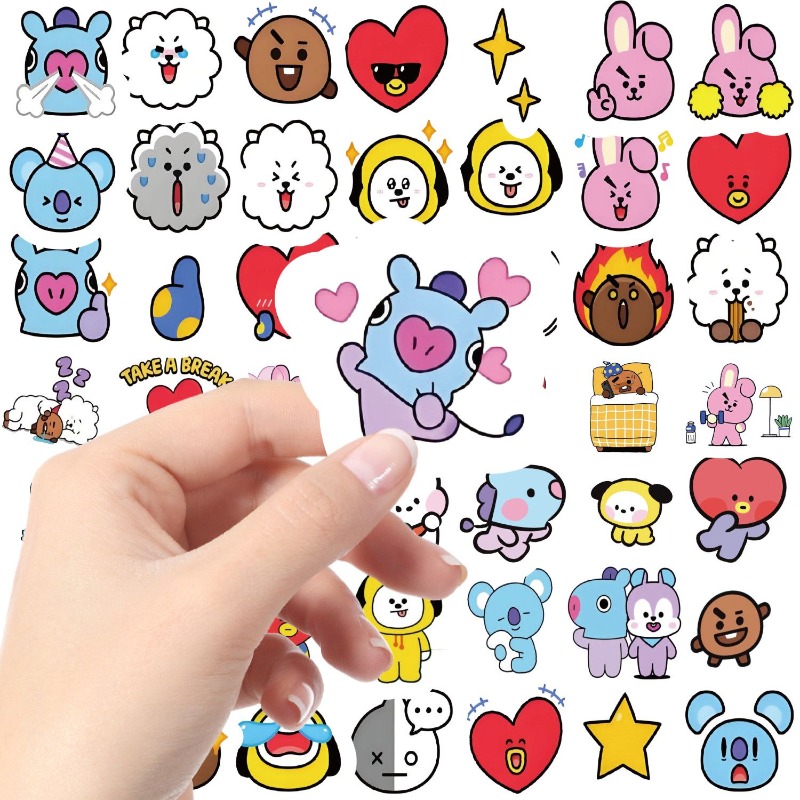 BT21 koya RJ tata Shooky Mang  - Memo Pad Sticky recensie en prijs