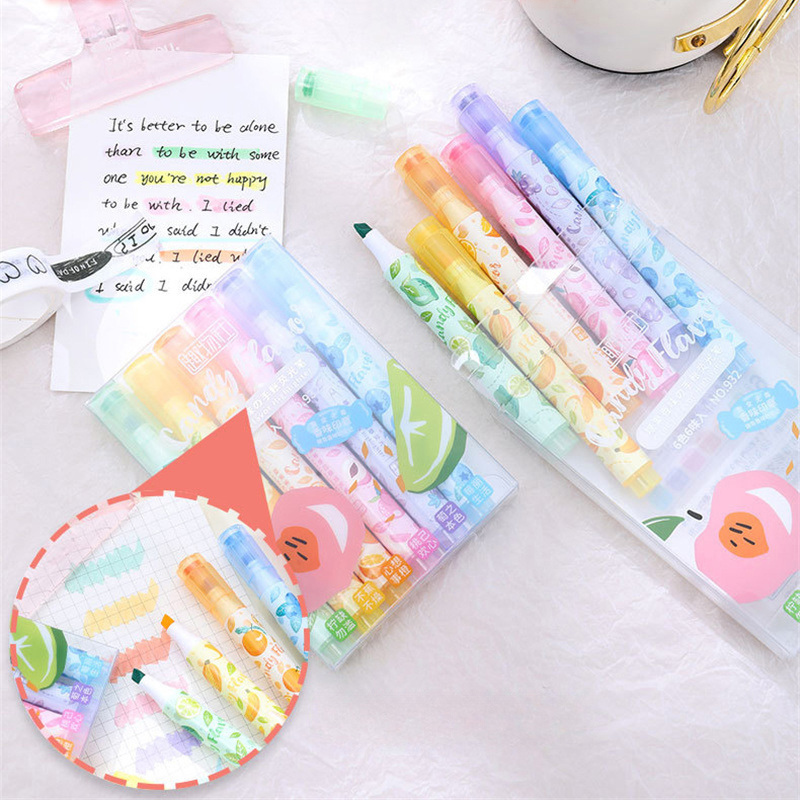 Creatieve fruitgeurende markee - Highlighter Set Pastel recensie en prijs