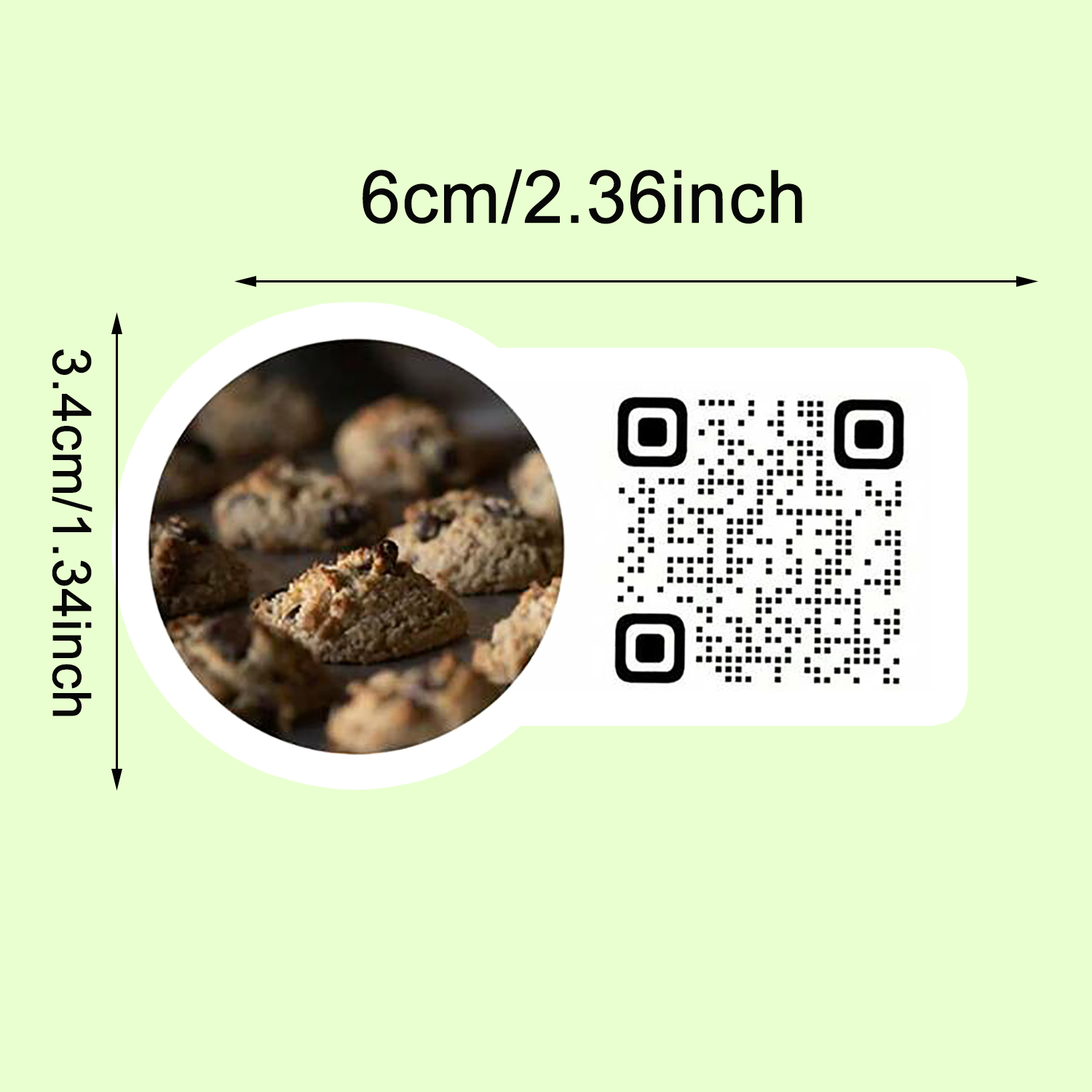 Aangepaste QR-code stickers｜Ge - Sticker Label Roll recensie en prijs