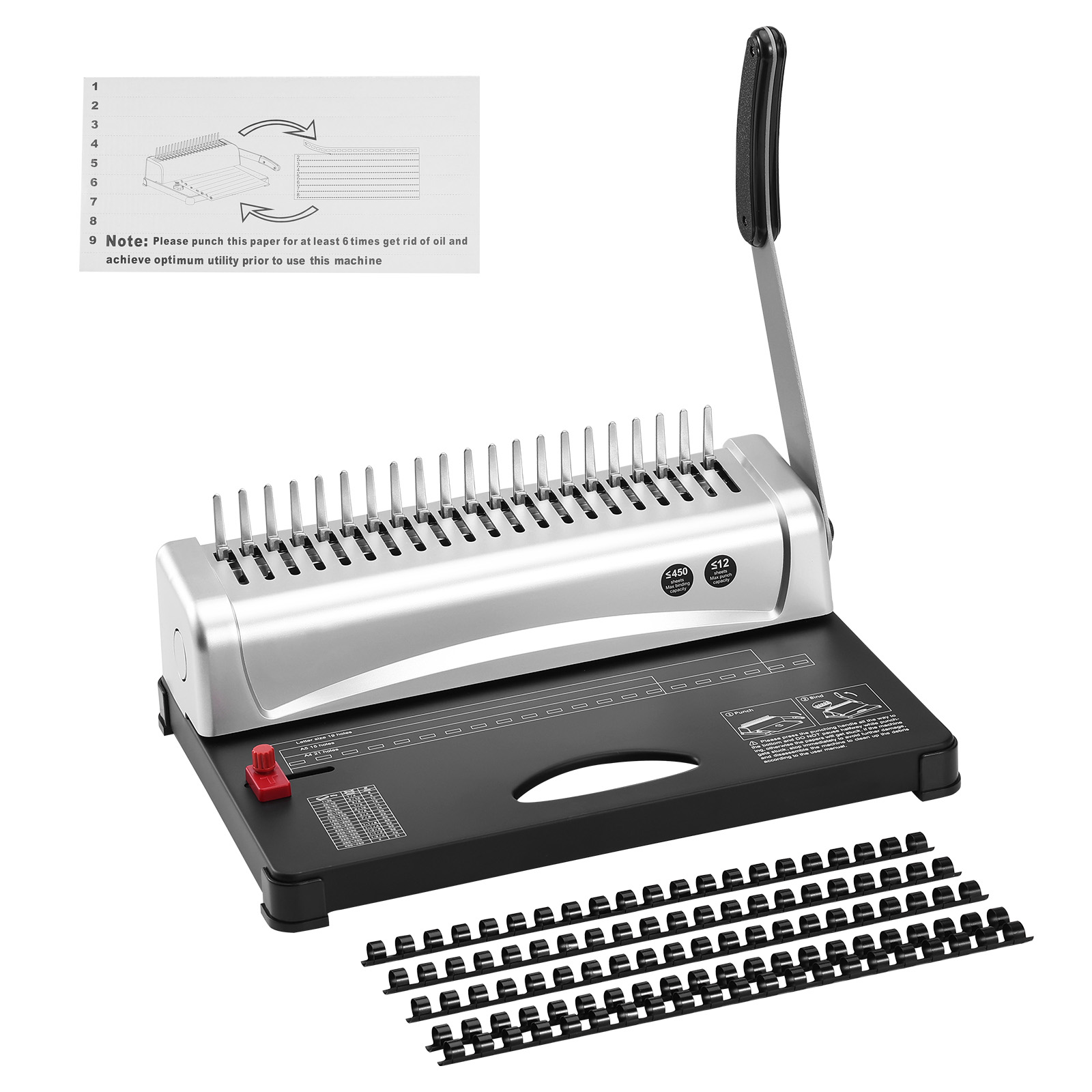 VEVOR bindmachine, machine voo - Binding Comb Plastic recensie en prijs