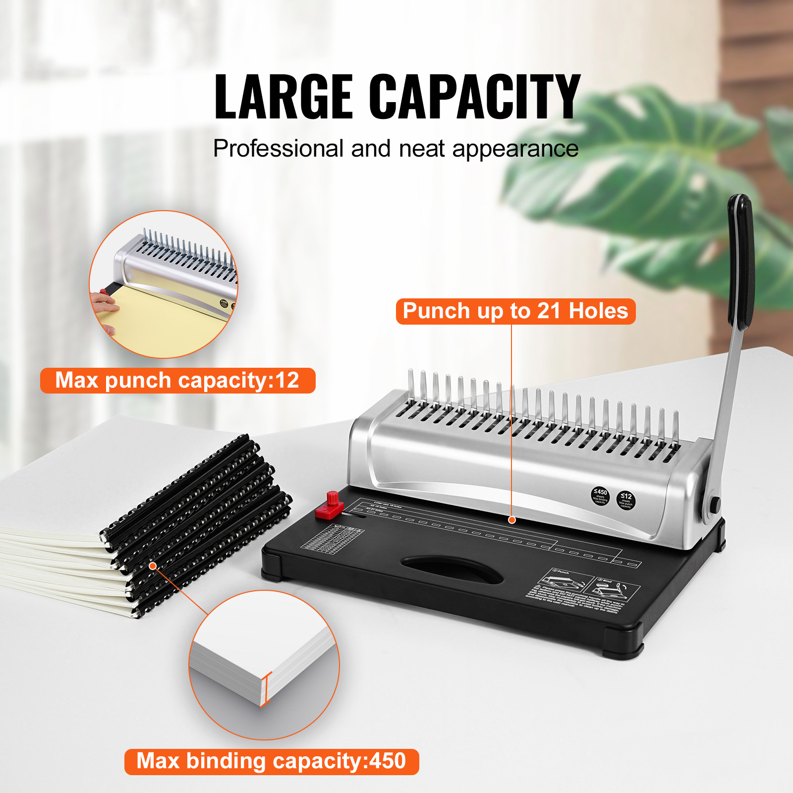 VEVOR bindmachine, machine voo - Binding Comb Plastic recensie en prijs