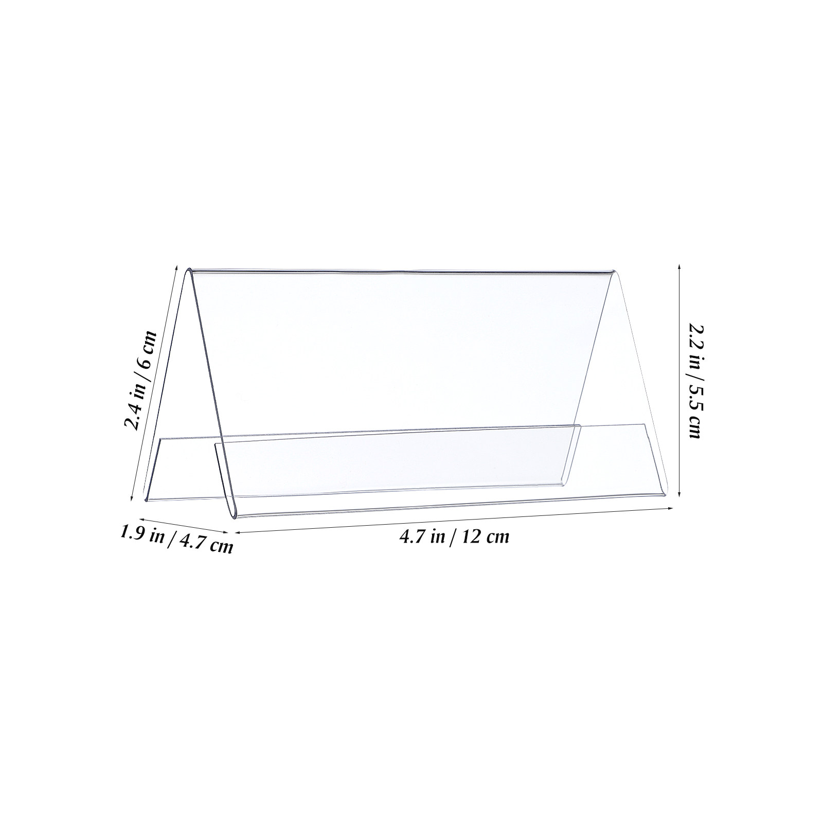 6 stuks transparante acryl naa - Desk Name Plate recensie en prijs