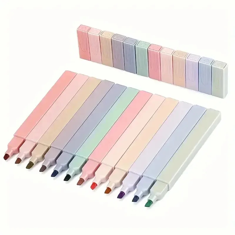 12 stuks kleurrijke esthetisch - Highlighter Set Pastel recensie en prijs