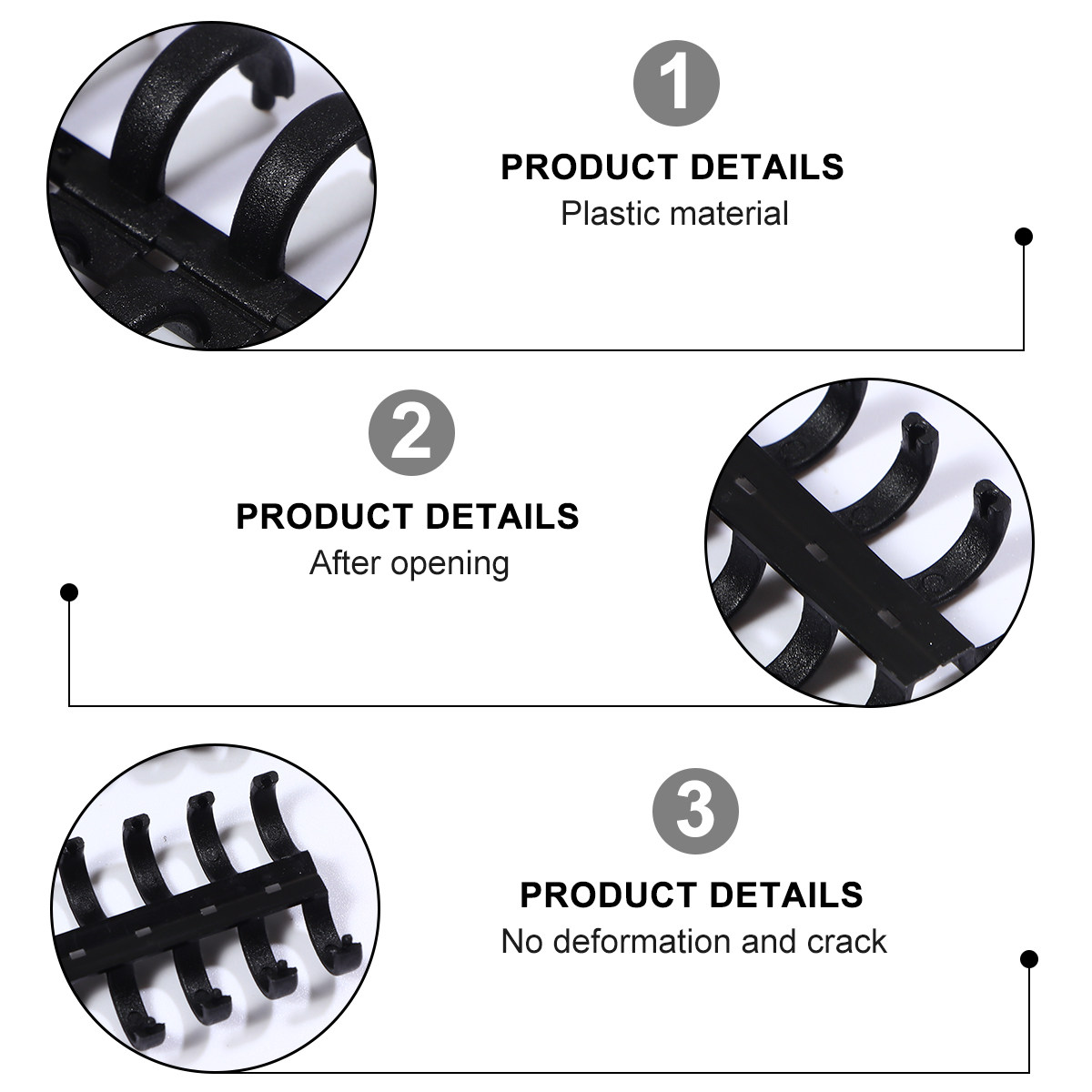 10 stuks kunststof ringen voor - Binding Comb Plastic recensie en prijs